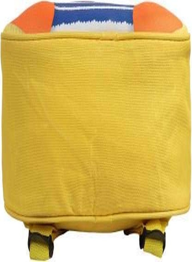 Ineffable Duck 3D Print Kids School Bag/School Backpack for Kids (Yellow) - Image 5